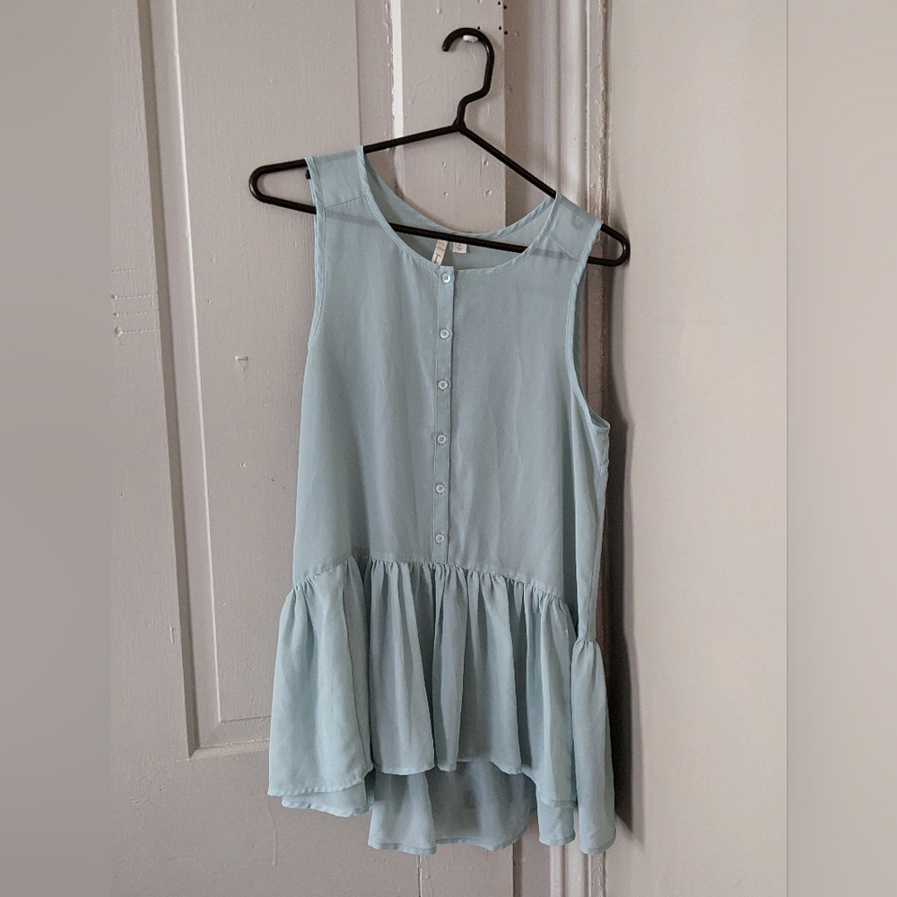 Frenchi Mint Green Baby Doll Dress, S